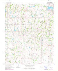 Stealy Oklahoma Historical topographic map, 1:24000 scale, 7.5 X 7.5 Minute, Year 1965