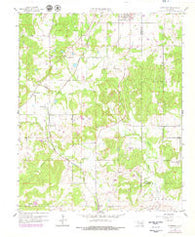 Steedman Oklahoma Historical topographic map, 1:24000 scale, 7.5 X 7.5 Minute, Year 1958