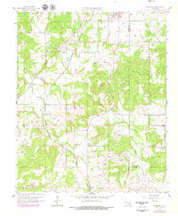 Steedman Oklahoma Historical topographic map, 1:24000 scale, 7.5 X 7.5 Minute, Year 1958
