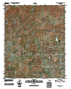 Steel Junction Oklahoma Historical topographic map, 1:24000 scale, 7.5 X 7.5 Minute, Year 2010