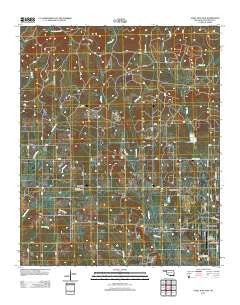 Steel Junction Oklahoma Historical topographic map, 1:24000 scale, 7.5 X 7.5 Minute, Year 2012