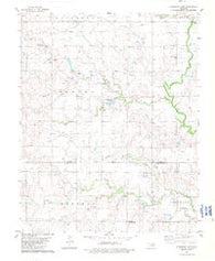 Steinerts Lake Oklahoma Historical topographic map, 1:24000 scale, 7.5 X 7.5 Minute, Year 1982