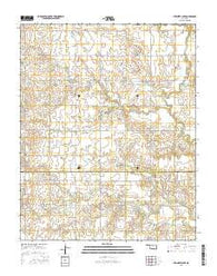 Steinerts Lake Oklahoma Current topographic map, 1:24000 scale, 7.5 X 7.5 Minute, Year 2016