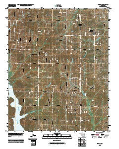 Stella Oklahoma Historical topographic map, 1:24000 scale, 7.5 X 7.5 Minute, Year 2009