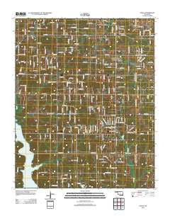 Stella Oklahoma Historical topographic map, 1:24000 scale, 7.5 X 7.5 Minute, Year 2012
