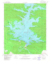 Stephens Gap Oklahoma Historical topographic map, 1:24000 scale, 7.5 X 7.5 Minute, Year 1981
