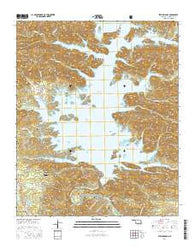 Stephens Gap Oklahoma Current topographic map, 1:24000 scale, 7.5 X 7.5 Minute, Year 2016