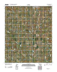 Sterling Oklahoma Historical topographic map, 1:24000 scale, 7.5 X 7.5 Minute, Year 2012