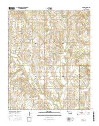 Sterling Oklahoma Current topographic map, 1:24000 scale, 7.5 X 7.5 Minute, Year 2016