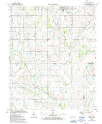 Sterling Oklahoma Historical topographic map, 1:24000 scale, 7.5 X 7.5 Minute, Year 1991