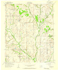 Sterling Oklahoma Historical topographic map, 1:24000 scale, 7.5 X 7.5 Minute, Year 1956
