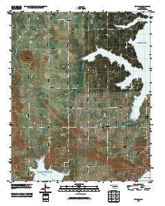 Stidham Oklahoma Historical topographic map, 1:24000 scale, 7.5 X 7.5 Minute, Year 2010