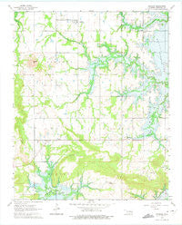 Stidham Oklahoma Historical topographic map, 1:24000 scale, 7.5 X 7.5 Minute, Year 1963