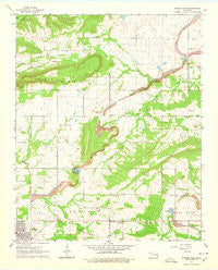 Stigler East Oklahoma Historical topographic map, 1:24000 scale, 7.5 X 7.5 Minute, Year 1962