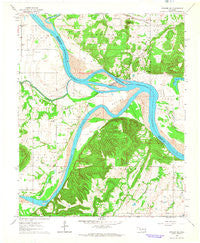Stigler NE Oklahoma Historical topographic map, 1:24000 scale, 7.5 X 7.5 Minute, Year 1964