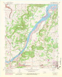 Stigler West Oklahoma Historical topographic map, 1:24000 scale, 7.5 X 7.5 Minute, Year 1962