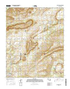 Stigler East Oklahoma Current topographic map, 1:24000 scale, 7.5 X 7.5 Minute, Year 2016