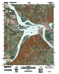 Stigler NE Oklahoma Historical topographic map, 1:24000 scale, 7.5 X 7.5 Minute, Year 2010