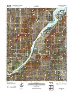 Stigler West Oklahoma Historical topographic map, 1:24000 scale, 7.5 X 7.5 Minute, Year 2012