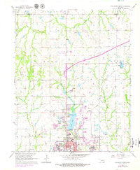 Stillwater North Oklahoma Historical topographic map, 1:24000 scale, 7.5 X 7.5 Minute, Year 1967