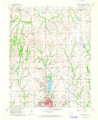 Stillwater North Oklahoma Historical topographic map, 1:24000 scale, 7.5 X 7.5 Minute, Year 1967