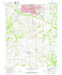 Stillwater South Oklahoma Historical topographic map, 1:24000 scale, 7.5 X 7.5 Minute, Year 1967