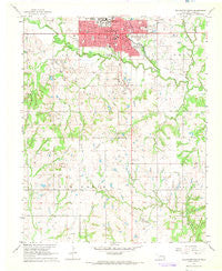 Stillwater South Oklahoma Historical topographic map, 1:24000 scale, 7.5 X 7.5 Minute, Year 1967