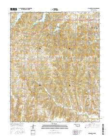 Stillwater SW Oklahoma Current topographic map, 1:24000 scale, 7.5 X 7.5 Minute, Year 2016