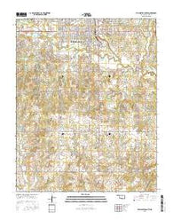 Stillwater South Oklahoma Current topographic map, 1:24000 scale, 7.5 X 7.5 Minute, Year 2016