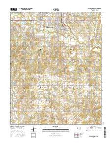 Stillwater South Oklahoma Current topographic map, 1:24000 scale, 7.5 X 7.5 Minute, Year 2016
