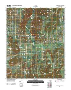 Stilwell East Oklahoma Historical topographic map, 1:24000 scale, 7.5 X 7.5 Minute, Year 2011