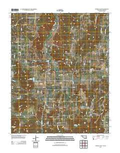Stilwell East Oklahoma Historical topographic map, 1:24000 scale, 7.5 X 7.5 Minute, Year 2012