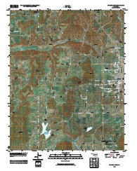 Stilwell West Oklahoma Historical topographic map, 1:24000 scale, 7.5 X 7.5 Minute, Year 2010