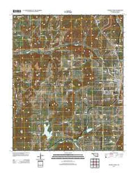 Stilwell West Oklahoma Historical topographic map, 1:24000 scale, 7.5 X 7.5 Minute, Year 2012