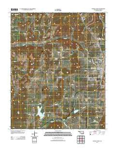 Stilwell West Oklahoma Historical topographic map, 1:24000 scale, 7.5 X 7.5 Minute, Year 2012