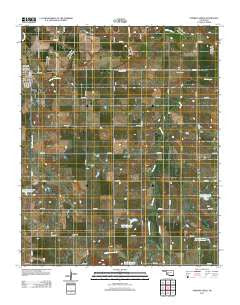 Stinking Creek Oklahoma Historical topographic map, 1:24000 scale, 7.5 X 7.5 Minute, Year 2012
