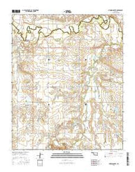 Stinking Creek Oklahoma Current topographic map, 1:24000 scale, 7.5 X 7.5 Minute, Year 2016