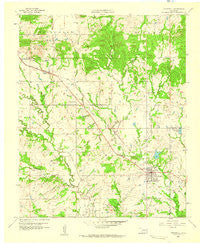 Stonewall Oklahoma Historical topographic map, 1:24000 scale, 7.5 X 7.5 Minute, Year 1957