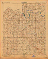 Stonewall Oklahoma Historical topographic map, 1:125000 scale, 30 X 30 Minute, Year 1901