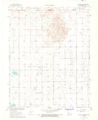 Straight NE Oklahoma Historical topographic map, 1:24000 scale, 7.5 X 7.5 Minute, Year 1967