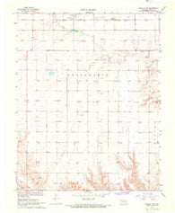 Straight SW Oklahoma Historical topographic map, 1:24000 scale, 7.5 X 7.5 Minute, Year 1967
