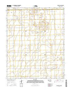 Straight NE Oklahoma Current topographic map, 1:24000 scale, 7.5 X 7.5 Minute, Year 2016