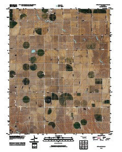 Straight SW Oklahoma Historical topographic map, 1:24000 scale, 7.5 X 7.5 Minute, Year 2010
