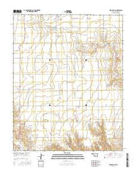Straight SW Oklahoma Current topographic map, 1:24000 scale, 7.5 X 7.5 Minute, Year 2016