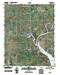 Strang Oklahoma Historical topographic map, 1:24000 scale, 7.5 X 7.5 Minute, Year 2010