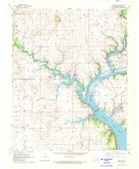 Strang Oklahoma Historical topographic map, 1:24000 scale, 7.5 X 7.5 Minute, Year 1971