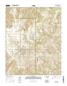 Stratford Oklahoma Current topographic map, 1:24000 scale, 7.5 X 7.5 Minute, Year 2016