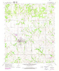 Stratford Oklahoma Historical topographic map, 1:24000 scale, 7.5 X 7.5 Minute, Year 1967