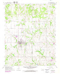Stratford Oklahoma Historical topographic map, 1:24000 scale, 7.5 X 7.5 Minute, Year 1967