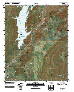 Stringtown Oklahoma Historical topographic map, 1:24000 scale, 7.5 X 7.5 Minute, Year 2010